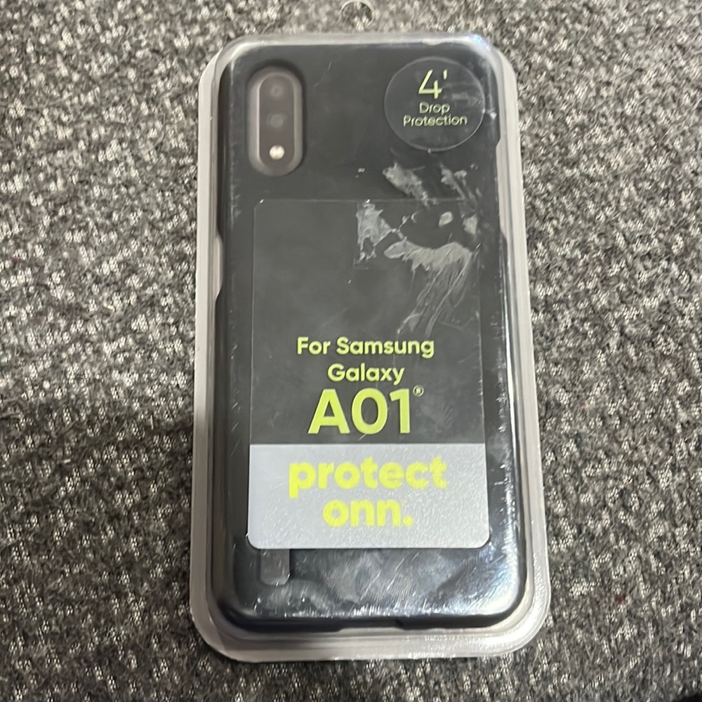 NWT protect onn Samsung Galaxy A01 Gel Phone Case